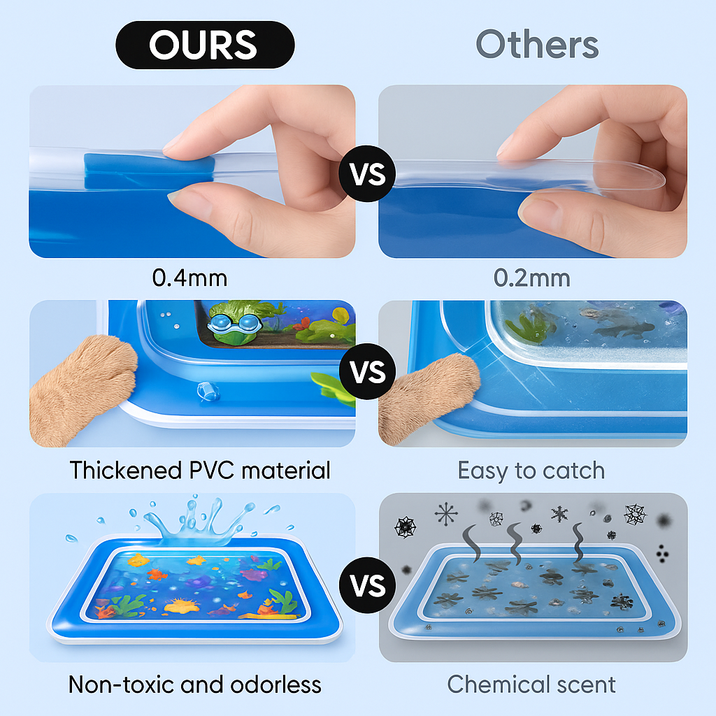 UltraSoft Aqua Play Mat - The Perfect Summer Fun for Kids š¶ & Pets š¾