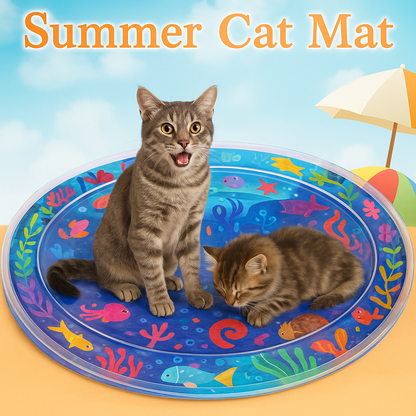 UltraSoft Aqua Play Mat - The Perfect Summer Fun for Kids 👶 & Pets 🐾