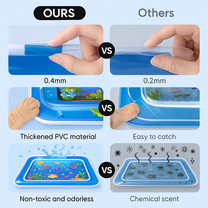 UltraSoft Aqua Play Mat - The Perfect Summer Fun for Kids 👶 & Pets 🐾